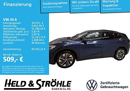 VW ID.4 Volkswagen Pro AHK MATRIX WÄPU NAV INFOTAINMENT-PAKET