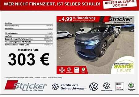 VW ID.4 Volkswagen 1st Max 150/77 303,-ohne Anzahlung Pano