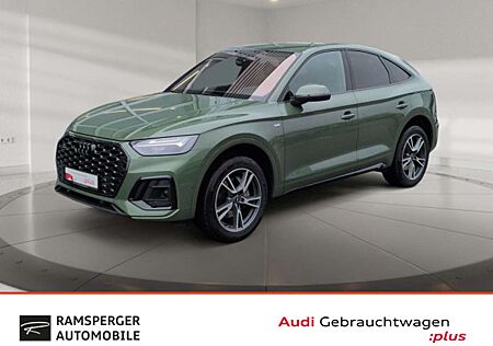 Audi Q5 S line 40 TDI quat LED HuD AHK 360°