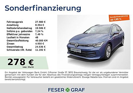 VW Golf Volkswagen VIII Var. LIFE 1.5eTSI DSG AHK Navi ACC 16"