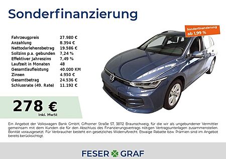 VW Golf Volkswagen VIII Var. LIFE 1.5eTSI 85KW DSG AHK Navi