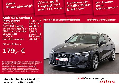 Audi A3 40 TFSI e S tr. MATRIX NAVI PDC