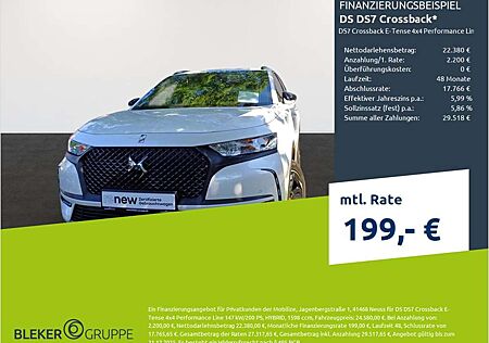 DS Automobiles DS7 Crossback DS 7 Crossback E-Tense 4x4 Performance Line