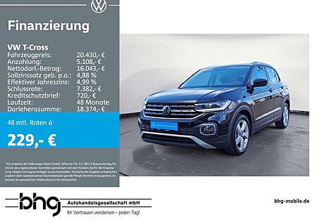VW T-Cross Volkswagen 1.0 TSI Navi beats Kamera App-Connect