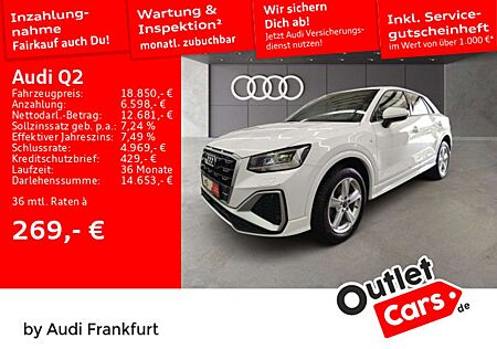 Audi Q2 30 TFSI S line LED DAB Klima