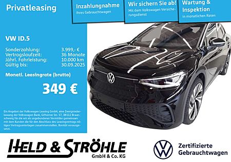 VW ID.5 Volkswagen Pro 210 kW 360° AR-HUD 21" WÄPU IQ-LED ACC