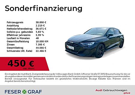 Audi A3 S line 35TFSI S tronic Navi+/SHZ/Kamera/LED/ACC/VC