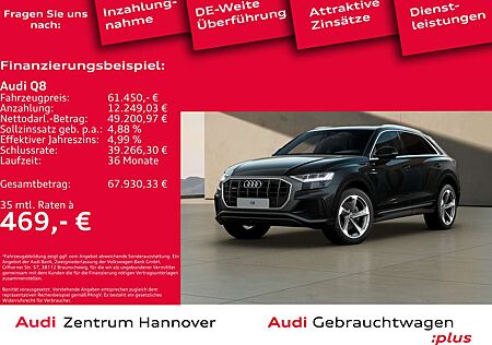 Audi Q8 S line 55 TFSI quattro Pano Matrix AHK B&O Ka