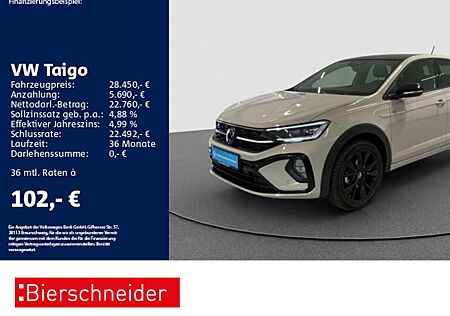 VW Taigo Volkswagen 1.5 TSI DSG R-Line Black AHK MATRIX PANO B