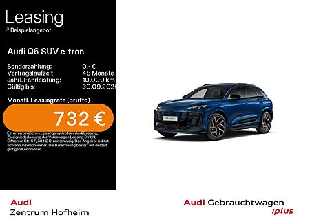 Audi Q6 e-tron Q6 S line*Air*Pano*B&O*HUD*Matrix*Vir