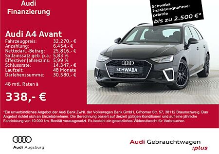 Audi A4 40 TFSI S tronic *2x S line*ACC*NAVI*19