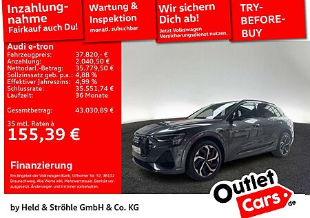 Audi e-tron 55 quattro S-Line AHK PANO NP: 120.760.-