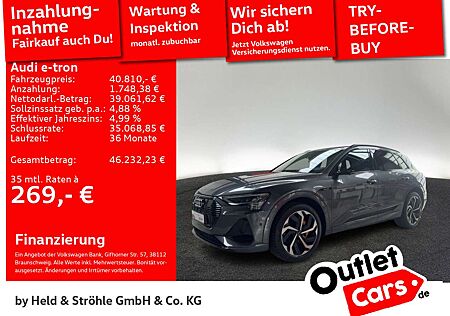 Audi e-tron 55 quattro S line AHK PANO B&O 21" 360°KA