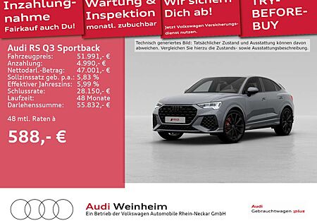 Audi RS Q3 RSQ3 Sportback 2.5 TFSI quattro Black-Paket Matr