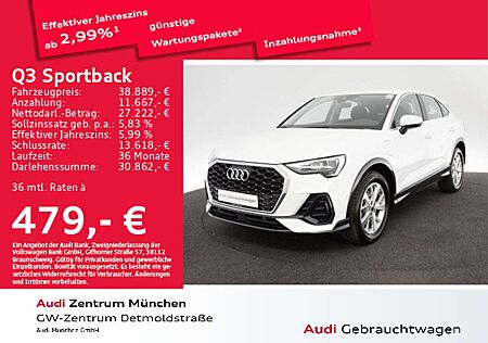 Audi Q3 45 TFSI e S tronic Navi+/ACC/Virtua
