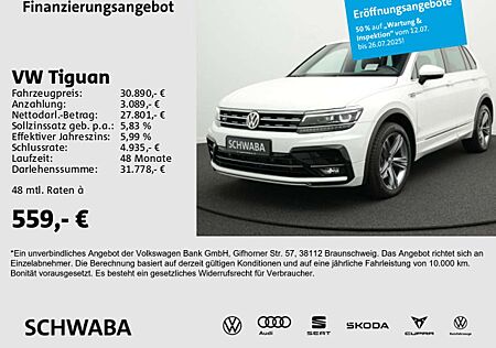 VW Tiguan Volkswagen Highline 2.0 TDI 4M *R-Line*PANO*AHK*19"*