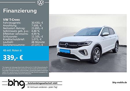 VW T-Cross Volkswagen 1.5 TSI DSG R-Line AHK Kamera Navi Keyle