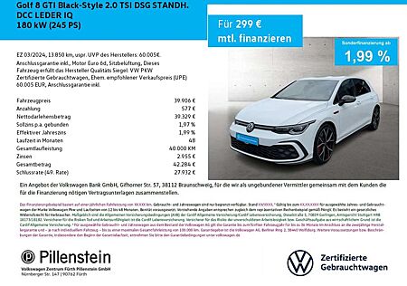 VW Golf Volkswagen 8 GTI Black-Style 2.0 TSI DSG STANDH. DCC LEDER IQ