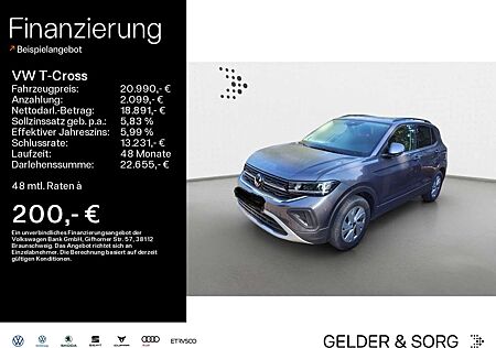VW T-Cross Volkswagen Life 1.0 TSI LED*Klima*EPH*ACC*Digital