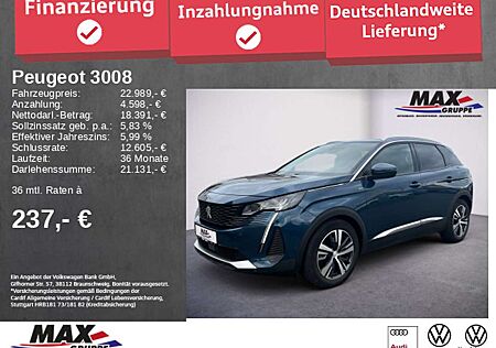 Peugeot 3008 Hybrid 225 Allure Pack LED+360° KAM+AHK