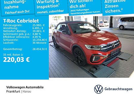 VW T-Roc Volkswagen 1.5 TSI R-Line black style Navi