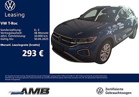 VW T-Roc Volkswagen Style 1.5 TSI DSG/AHK/RFK/Standhzg/04.29Ga