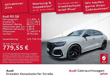 Audi RS Q8 4.0 TFSI Q. Matrix Design Paket Kamera