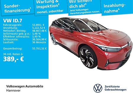 VW ID.7 Volkswagen Tourer GTX 4M Navi AHK Pano Kamera HUD WP A
