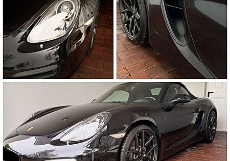Porsche Boxster 981 Black Edition PDK SAGA Leder