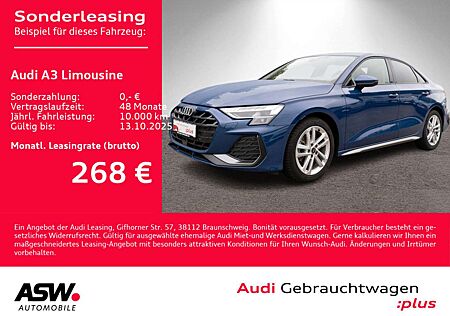 Audi A3 S line 30TFSI LED Nav ACC PDC SONOS