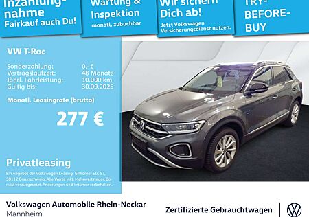 VW T-Roc Volkswagen 1.5 TSI Style DSG Navi AHK LED uvm