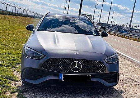 Mercedes-Benz C 300 300e T, AMG, Magno Lack !!, NP 94000 €,AHK,Pano