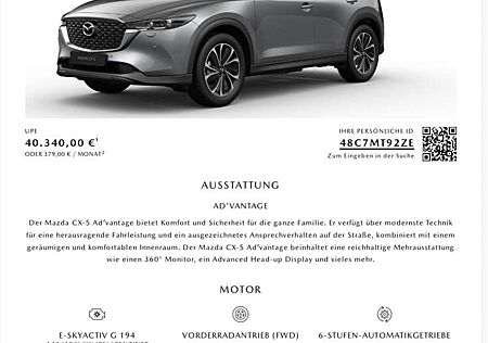 Mazda CX-5 e-SKYACTIV-G 194 Aut. Advantage