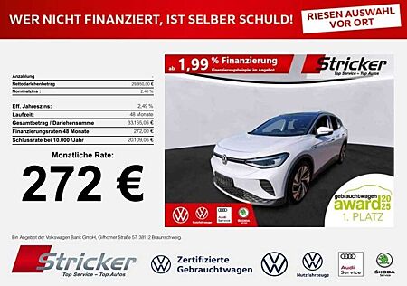 VW ID.4 Volkswagen Pro Performance 150/77 272,-ohne Anzahlung AHK Pa
