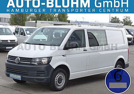 VW T6 Transporter Volkswagen T6 TDI Mixto 4-Motion Lang Klima Stdhzg. 6-Sitze