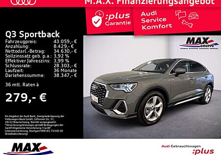 Audi Q3 45 TFSI e S LINE LED+AHK+NAV+VC+ALU