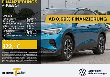 VW ID.4 Volkswagen PRO 286PS WÄRMEPUMPE AHK KAMERA LED LM19