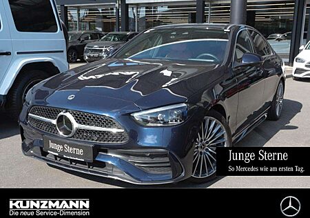 Mercedes-Benz C 300 4M AMG Distronic Schiebedach 360° AHK SHZ
