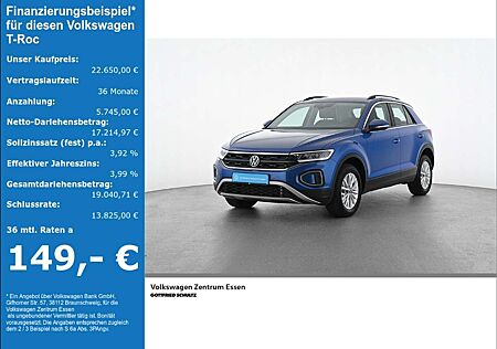 VW T-Roc Volkswagen Life TSI AppConnect PDC Sitzhzg LED