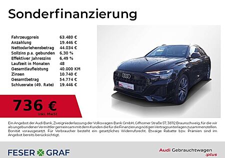 Audi Q8 45 TDI HUD,Luft/air,Leder,Matrix,AHK,4xSHZ