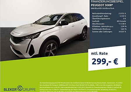 Peugeot 3008 BlueHDi 130 Allure Pack
