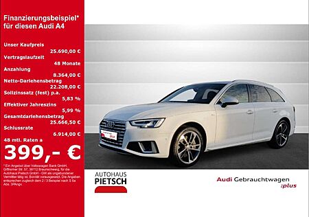 Audi A4 Avant 45 TFSI S line Navi Leder ACC LED Pano