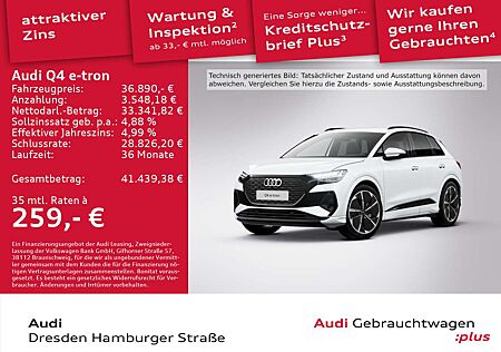 Audi Q4 e-tron 50 quattro S line Matrix Wärmepumpe