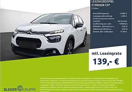 Citroën C3 Citroen PureTech 110 S&S EAT6 Shine