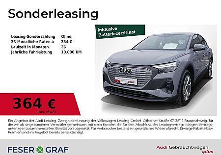 Audi Q4 e-tron Sportback 35 e-tron ACC/PDC V+H/Klima-Paket