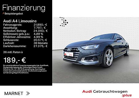 Audi A4 Advanced 40 TFSI quattro S line*Nav