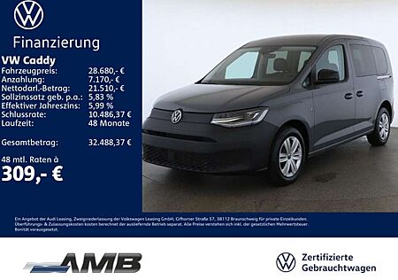 VW Caddy Volkswagen Kombi 1.5 TSI LED/Nav/Sitzhzg/RFK/01.30Gar