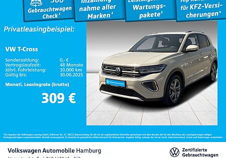 VW T-Cross Volkswagen 1.0 TSI R-Line PDC Klima LED Navi Sitzhz