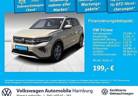 VW T-Cross Volkswagen 1.0 TSI R-Line PDC Klima LED Navi Sitzhz
