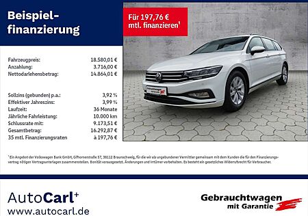 VW Passat Variant Volkswagen Basis 2.0TDI DSG/Navi/RFK/3-Zonen Klima/Carplay L